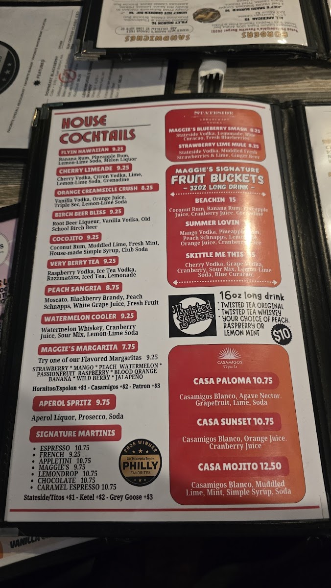 Maggie's Waterfront Cafe Menu - Image 2