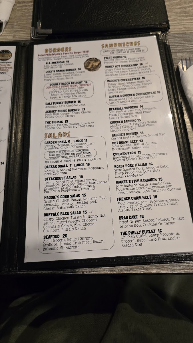 Maggie's Waterfront Cafe Menu - Image 4
